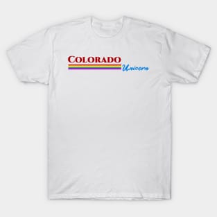 Colorado Unicorn Gift T-Shirt